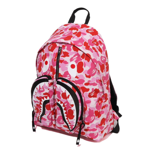 A BATHING APE BAPE ABC CAMO SHARK DAYPACK PINK