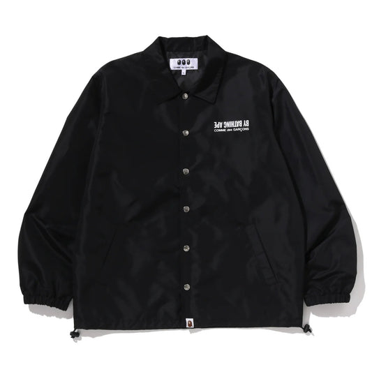 A BATHING APE BAPE COMME des GARÇONS CDG OSAKA COACH JACKET BLACK