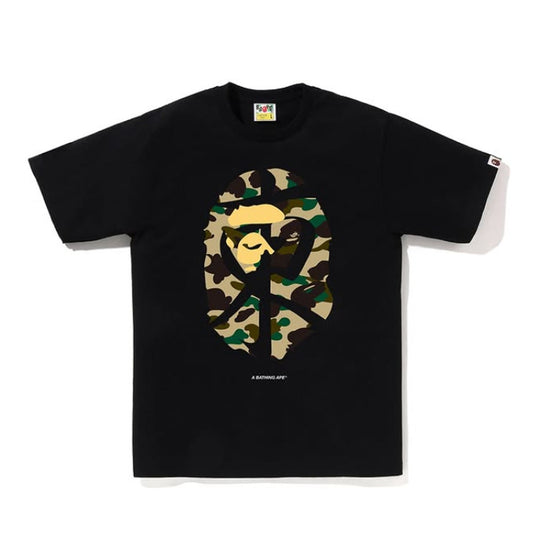 A BATHING APE BAPE 1ST CAMO TOKYO EXCLUSIVE APE HEAD TEE #2 BLACK