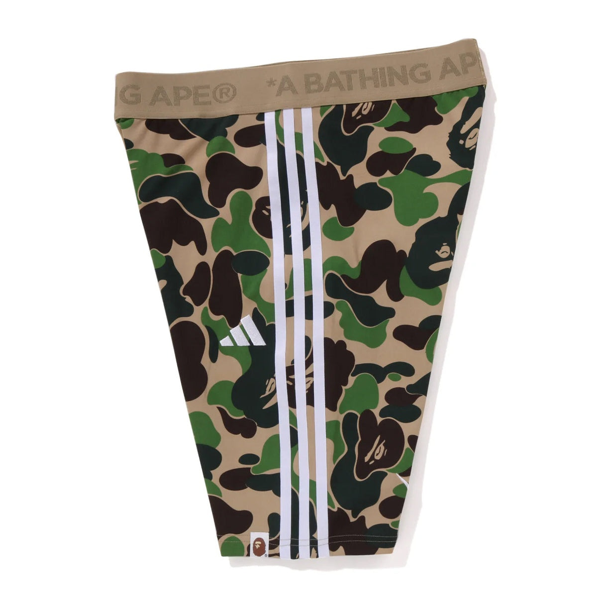 A BATHING APE BAPE ADIDAS - FB TIGHTS GREEN