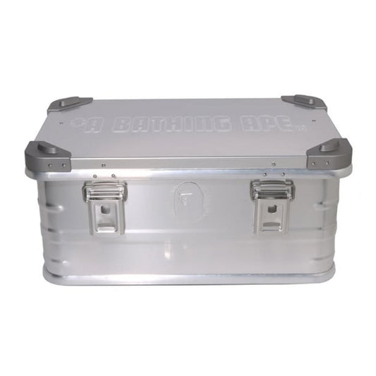 A BATHING APE BAPE ALUMINUN CONTAINER 30L SILVER