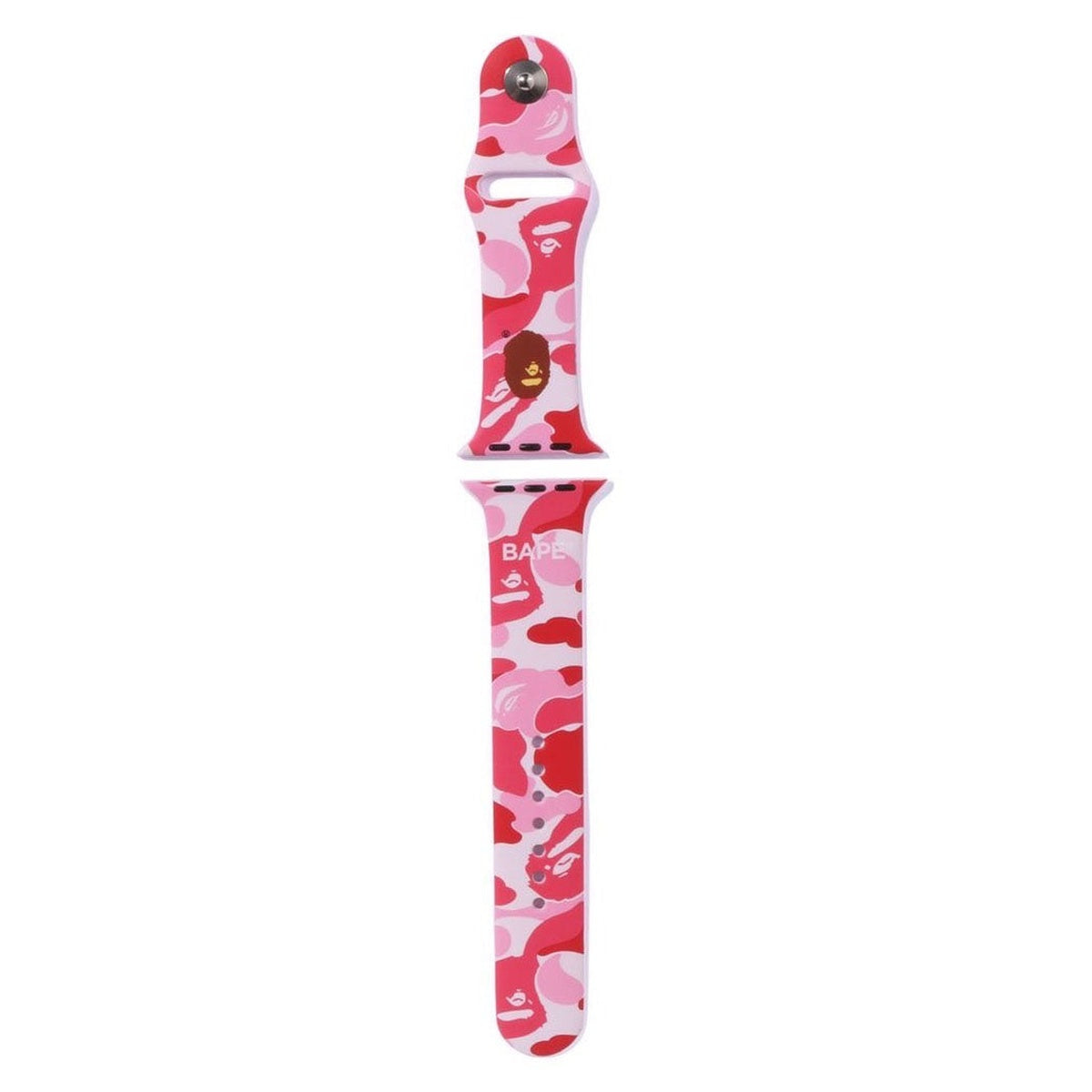 A BATHING APE BAPE ABC CAMO WATCH BAND FOR APPLE WATCH PINK