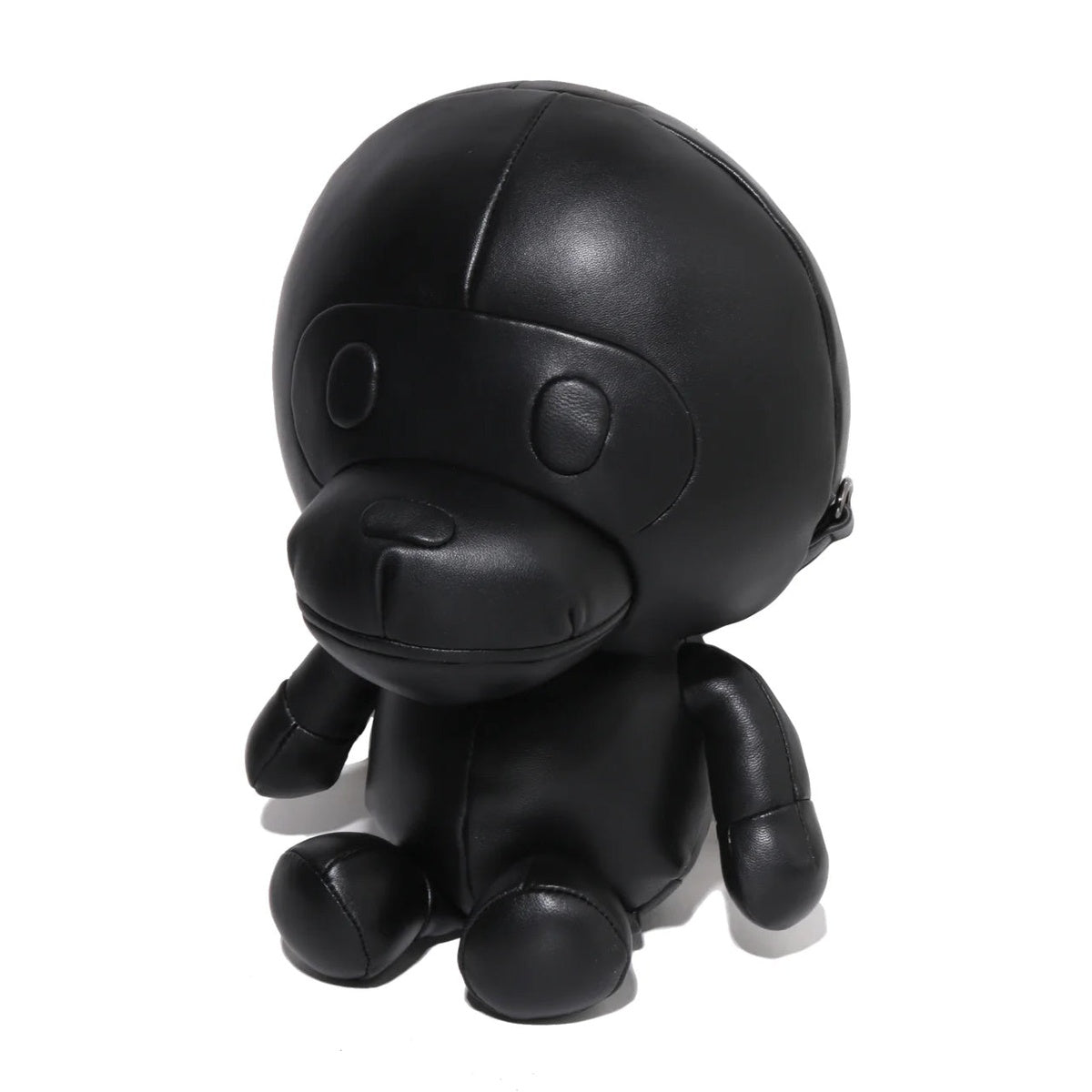 A BATHING APE BAPE × COMME des GARCONS CDG OSAKA BABY MILO LEATHER SHOULDER BAG BLACK