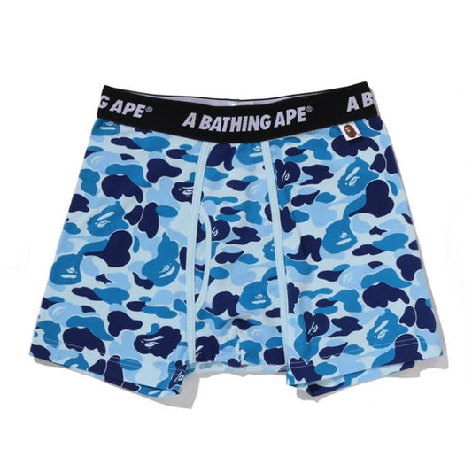 A BATHING APE BAPE ABC CAMO TRUNKS BLUE