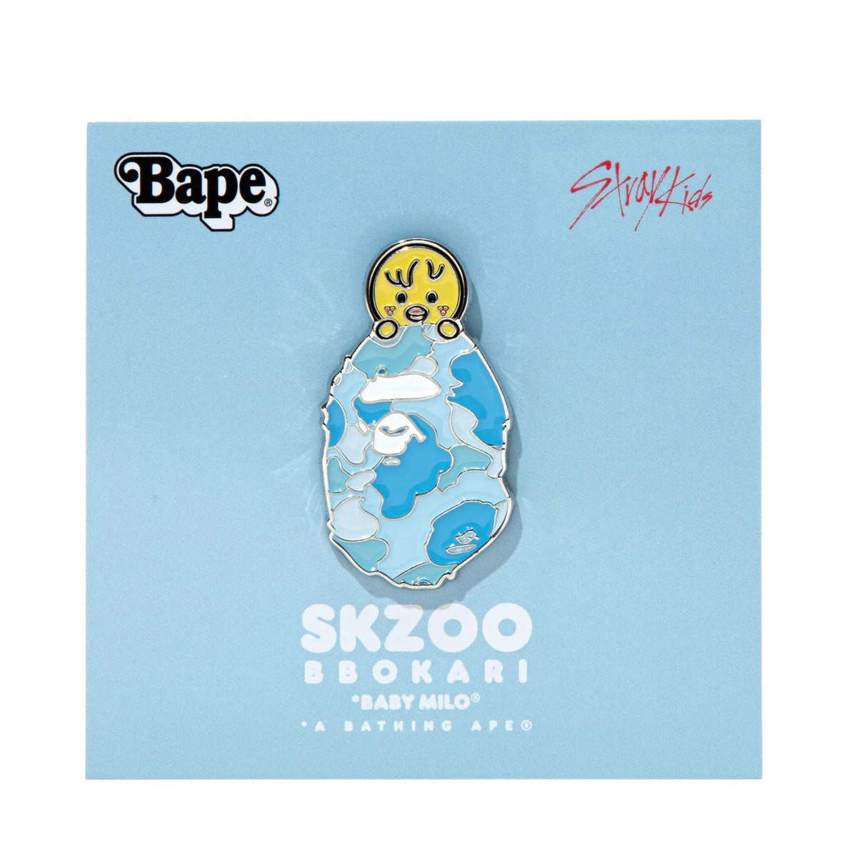 A BATHING APE BAPE STRAYKIDS BBOKARI METAL PIN SAX