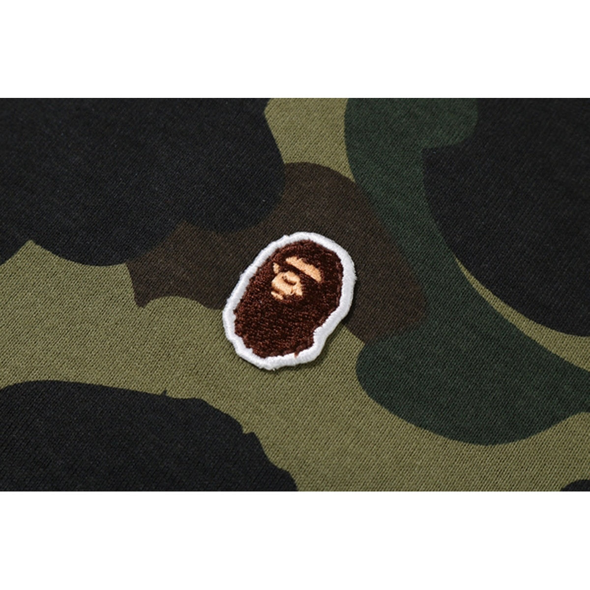 A BATHING APE BAPE 1st CAMO ONE POINT TEE GREEN