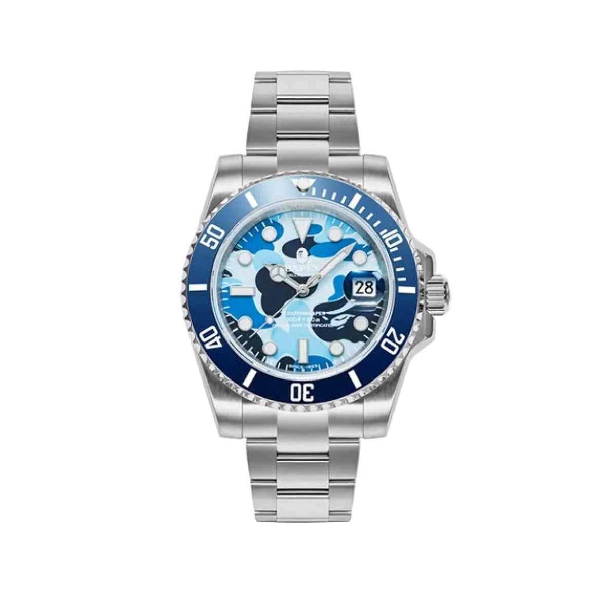 A BATHING APE TYPE 1 BAPEX ABC CAMO BLUE