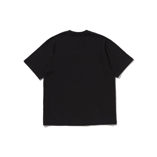 A BATHING APE BAPE COLOR STONE COLLEGE RELAXED FIT TEE BLACK