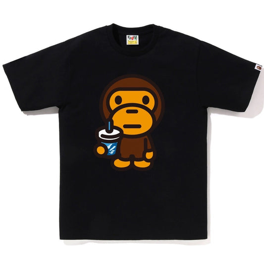 A BATHING APE BAPE ABC CAMO BABY MILO JUICE SUMMER TEE BLACK