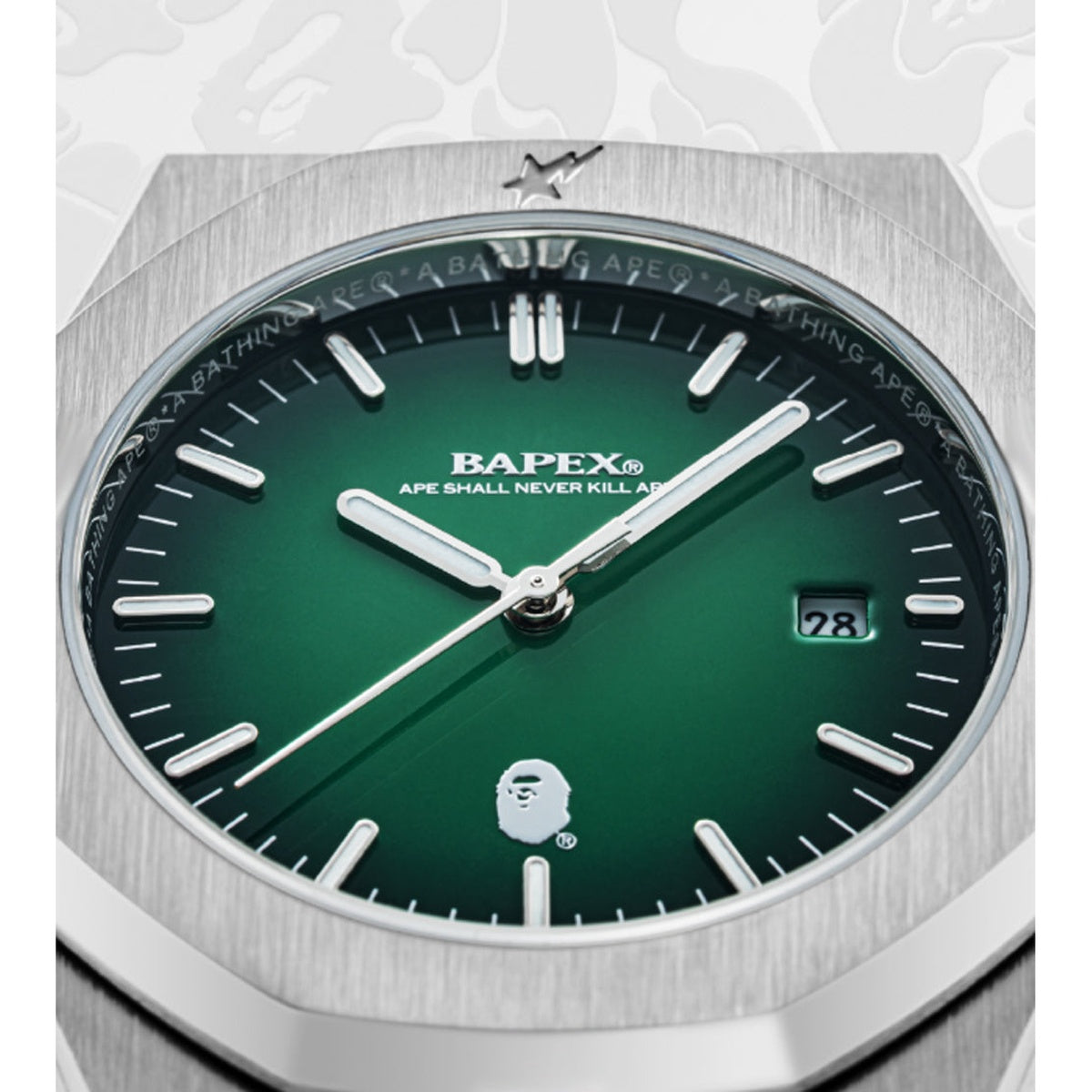 A BATHING APE TYPE 9 BAPEX #2 SILVER