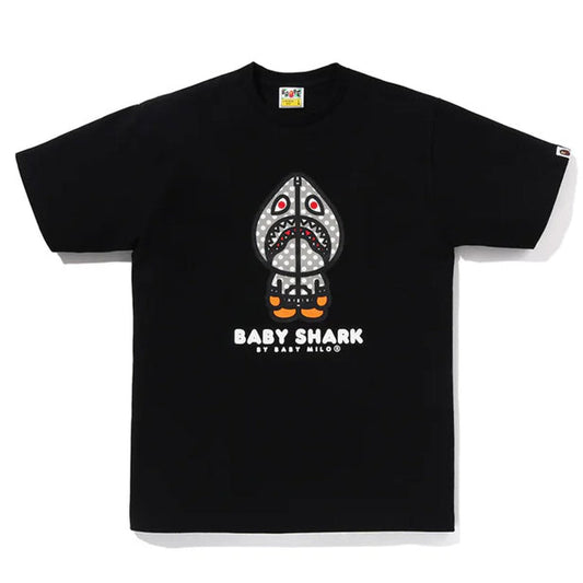 A BATHING APE BAPE MILO SHARK OSAKA TEE #2 BLACK
