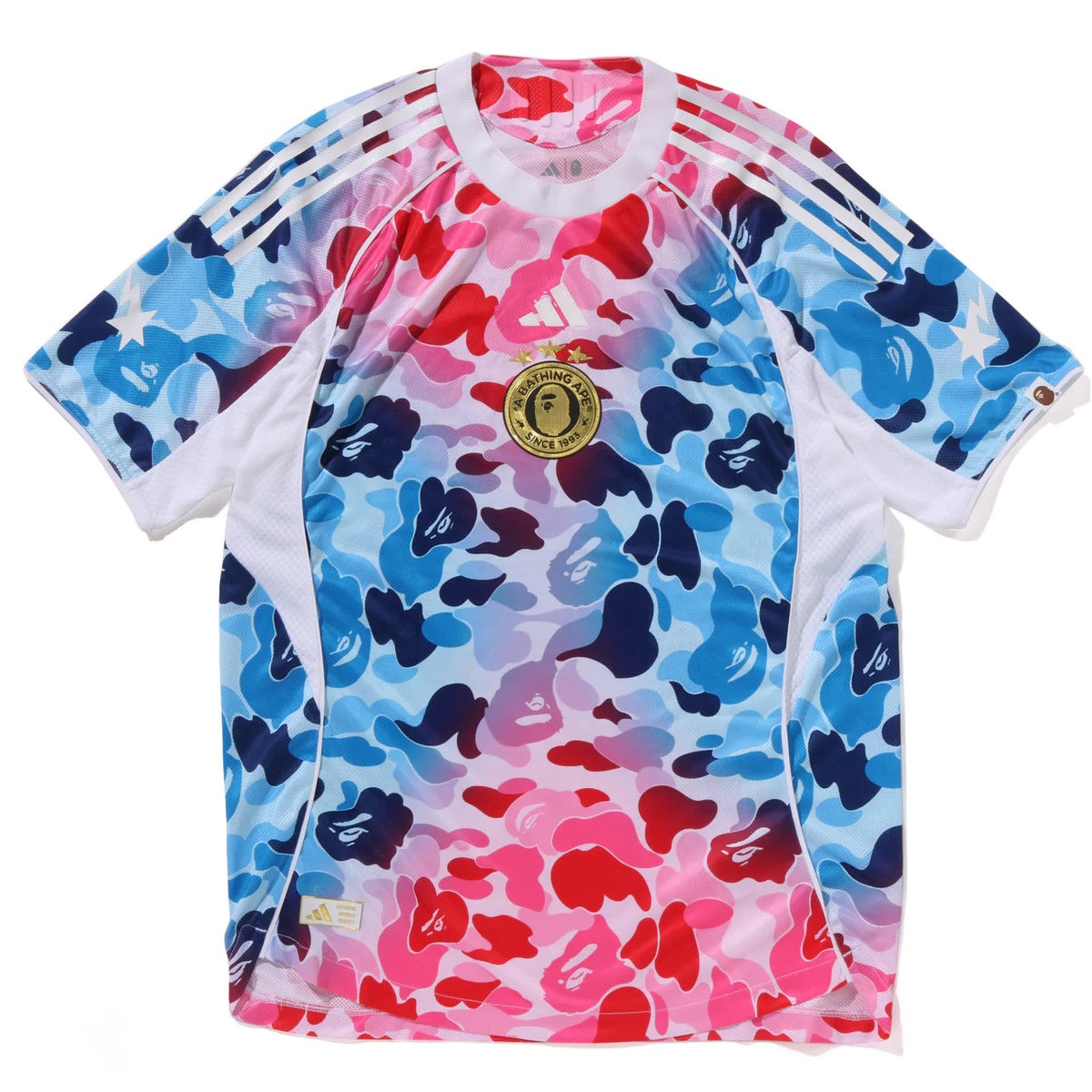 トップス adidas x A BATHING APE BAPE Jersey Tops ADIDAS x BAPE SOCCER JERSEY TOP CREW GREEN – NRML