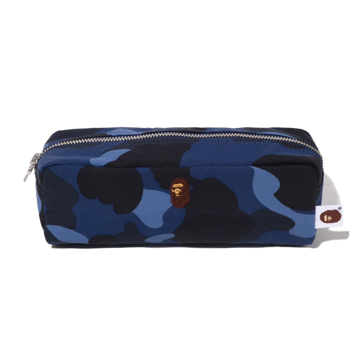 A BATHING APE BAPE COLOR CAMO FLIGHT POUCH NAVY