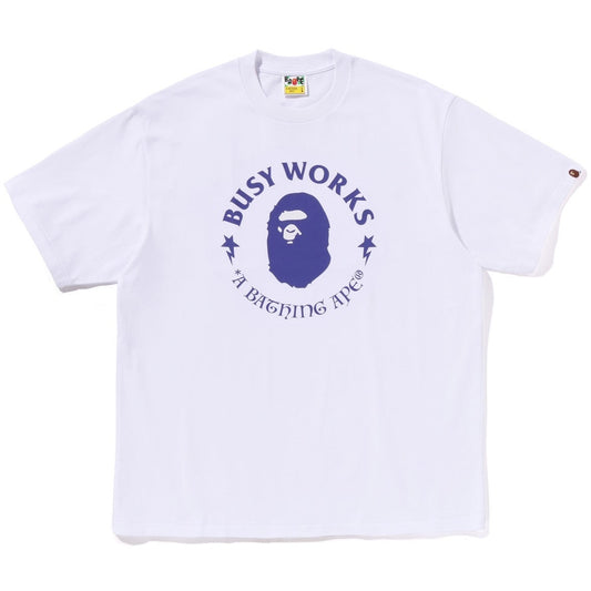 A BATHING APE BAPE BUSY WORKS RELAXED FIT TEE WHITE