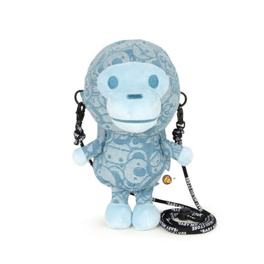 A BATHING APE BAPE BABY MILO STORE BABY MILO MOBILE BAG #1 / #2 BLUE
