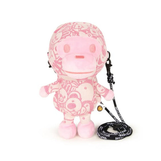 A BATHING APE BAPE BABY MILO STORE BABY MILO MOBILE BAG #1 / #2 PINK