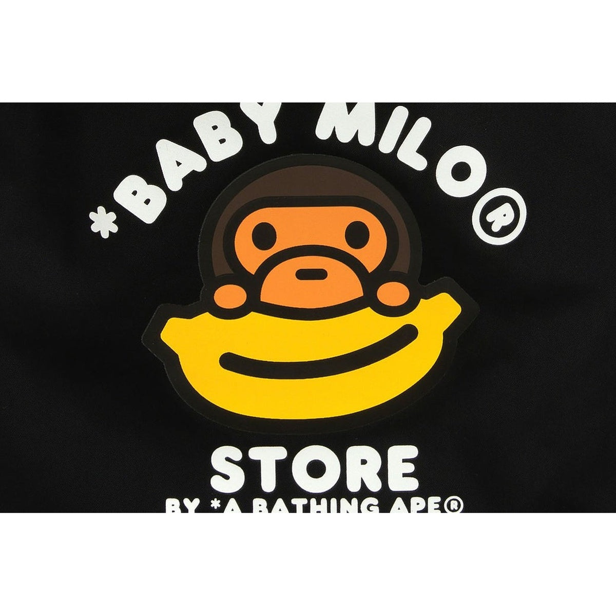 A BATHING APE BAPE - BABY MILO STORE BABY KEYCHAIN ECO BAG BROWN