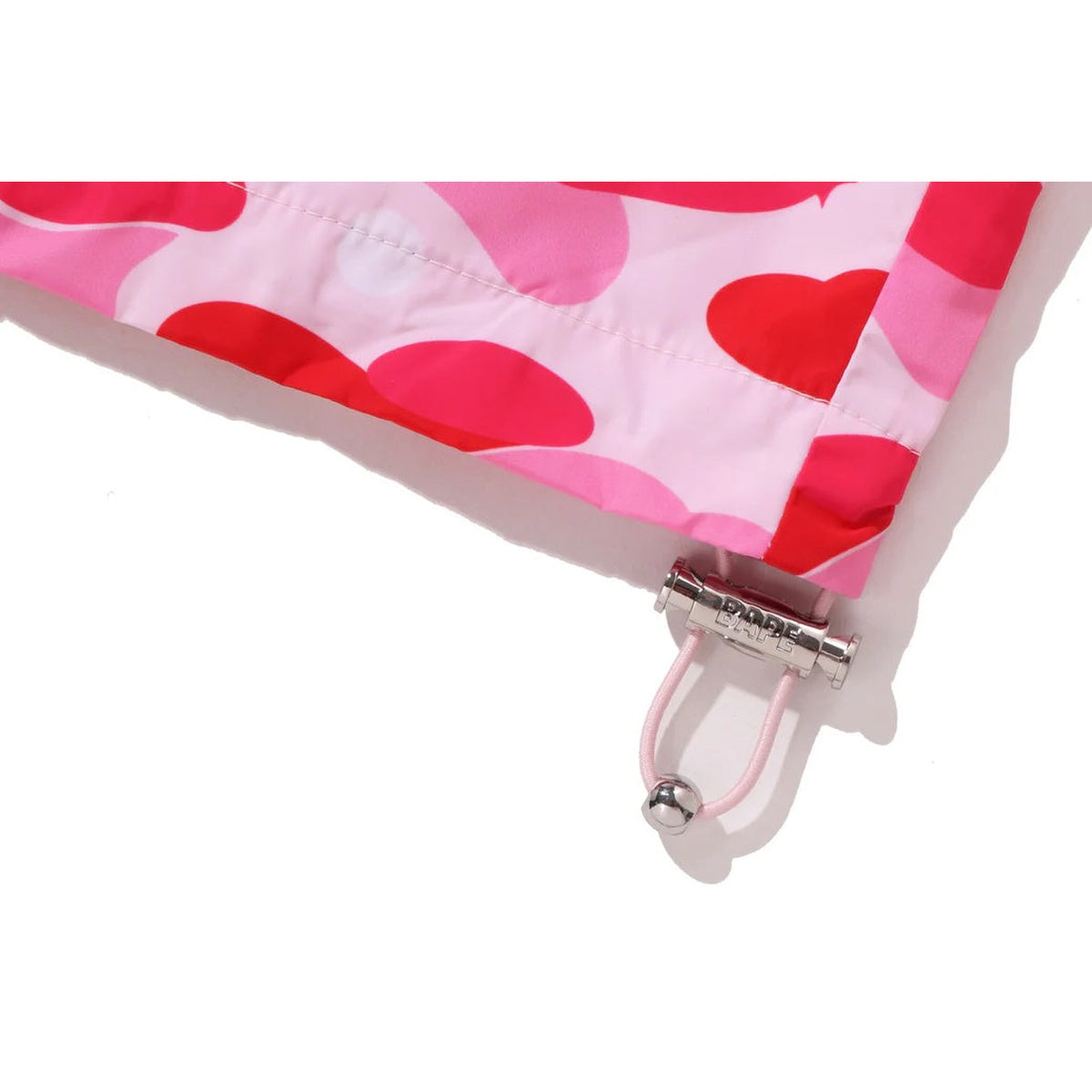 A BATHING APE BAPE ABC DOT HOODED JACKET PINK