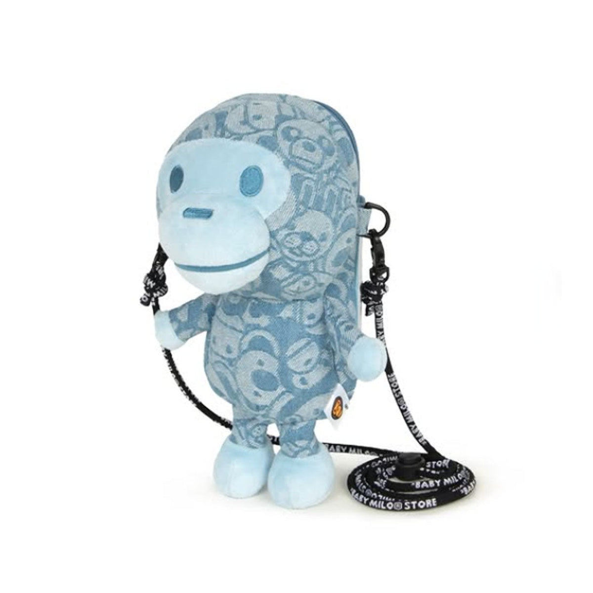 A BATHING APE BAPE BABY MILO STORE BABY MILO MOBILE BAG #1 / #2 BLUE