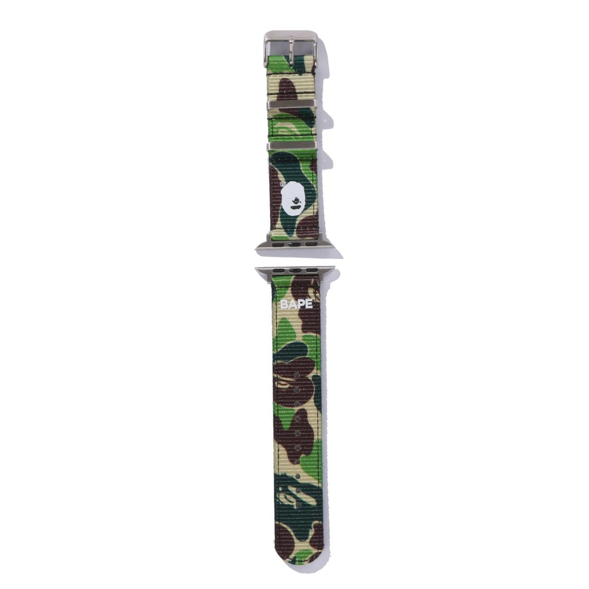A BATHING APE BAPE ABC CAMO NATO BAND FOR APPLE WATCH GREEN