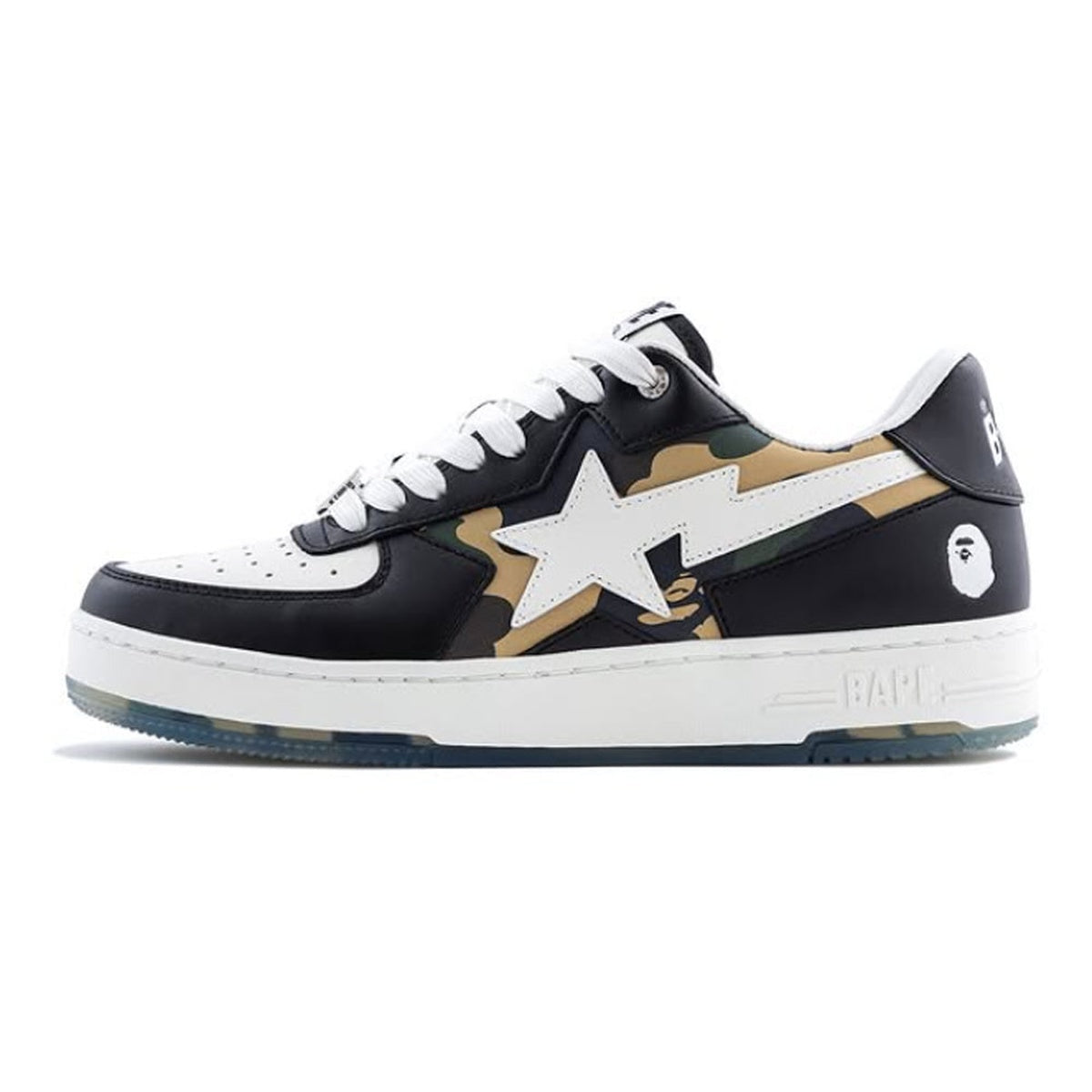 A BATHING APE BAPE STA ICON #2 BLACK