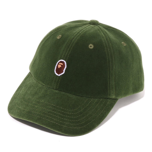 A BATHING APE BAPE ONE POINT PANEL CAP OLIVE