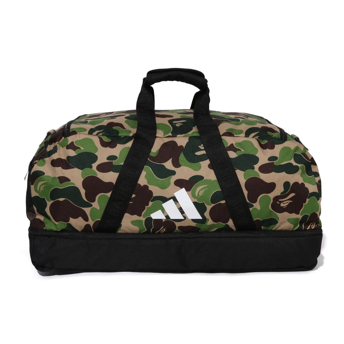 A BATHING APE BAPE ADIDAS - DUFFLE BAG GREEN