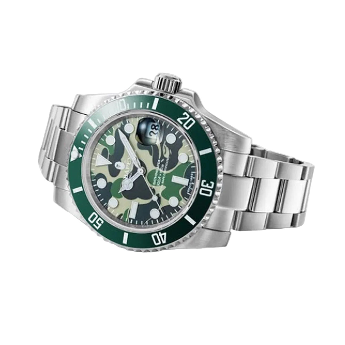 A BATHING APE TYPE 1 BAPEX ABC CAMO GREEN