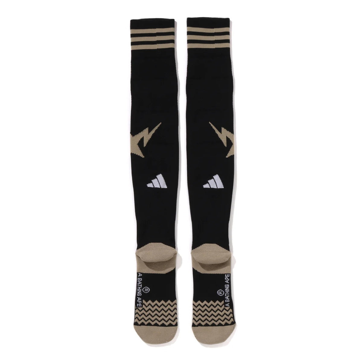A BATHING APE BAPE ADIDAS - SOCKS BLACK