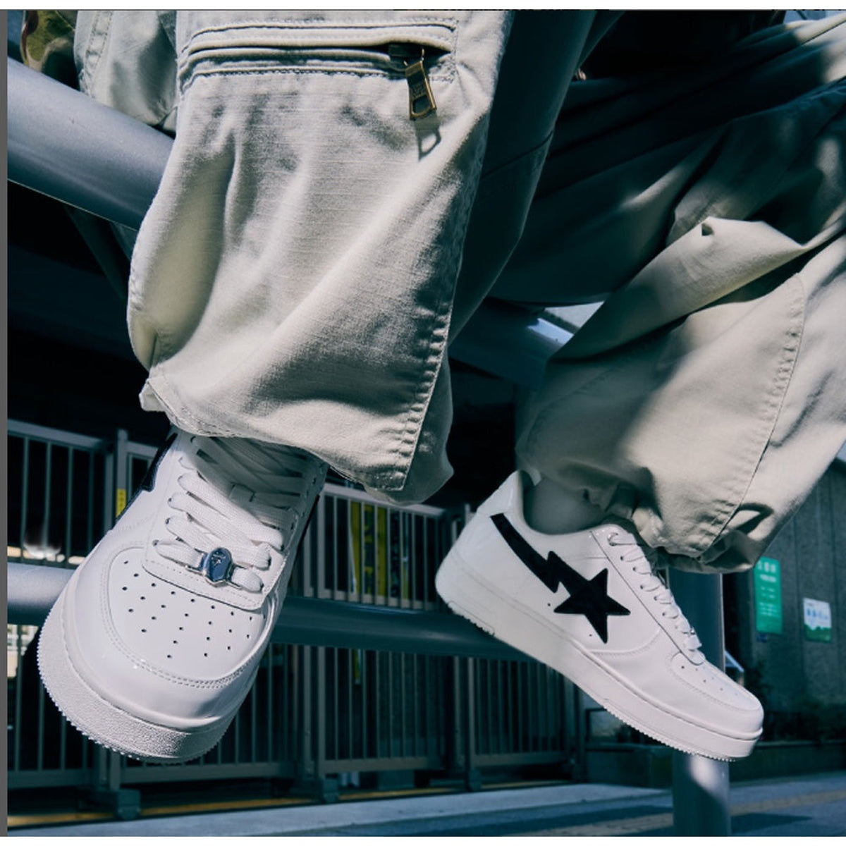 A BATHING APE BAPE STA #1 WHITE