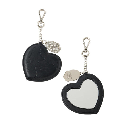 A BATHING APE LADIES' BAPE MOUSSYHEART MIRROR BLACK