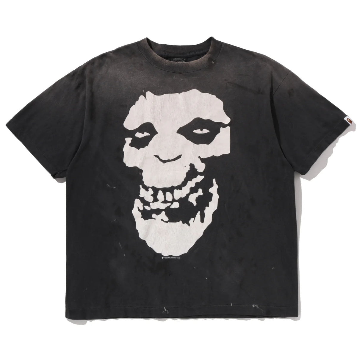 A BATHING APE BAPE SAINT MXXXXXX S.S.A.L.A TEE BLACK