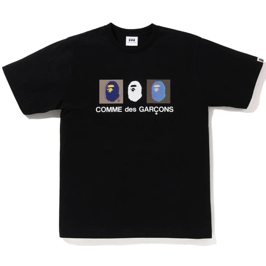 A BATHING APE BAPE COMME des GARCONS CDG OSAKA SCREEN TEE BLACK