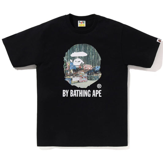 A BATHING APE BAPE YATAI BY BATHING APE TEE BLACK