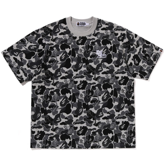 A BATHING APE BAPE DEF JAM CAMO RELAXED FIT TEE BLACK