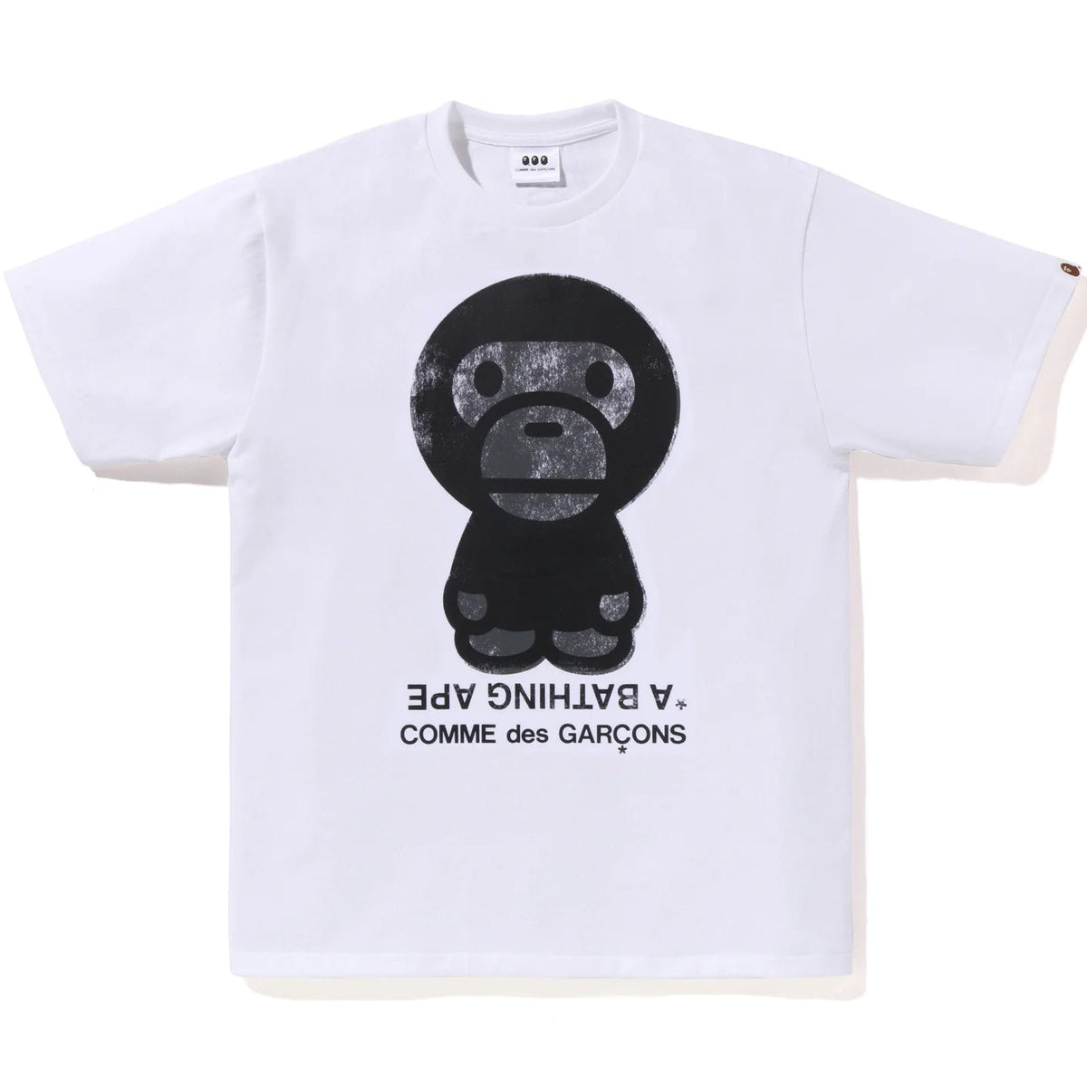 A BATHING APE BAPE COMME des GARCONS CDG OSAKA BIG BABY MILO TEE WHITE