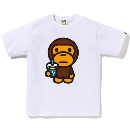 A BATHING APE BAPE ABC CAMO BABY MILO JUICE SUMMER TEE WHITE
