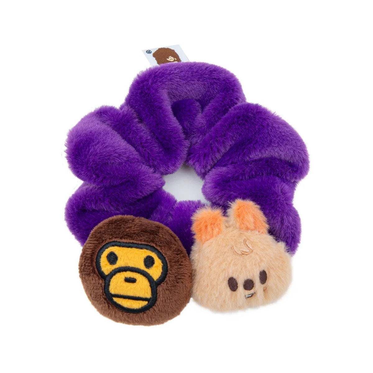 A BATHING APE BAPE STRAYKIDS HAN QUOKKA BABY MILO SCRUNCHIE PURPLE