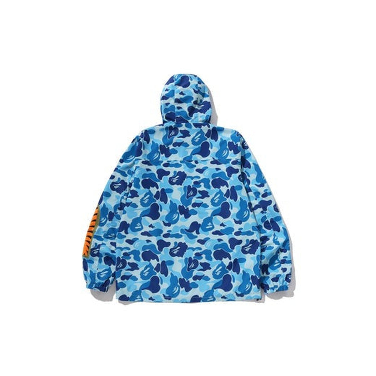 A BATHING APE BAPE ABC CAMO SHARK HOODIE JACKET BLUE