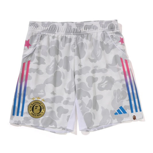 A BATHING APE BAPE ADIDAS - FB SHORTS WHITE