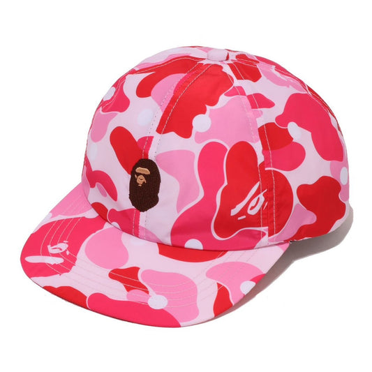 A BATHING APE BAPE ABC DOT CAMO ONE POINT PANEL CAP PINK