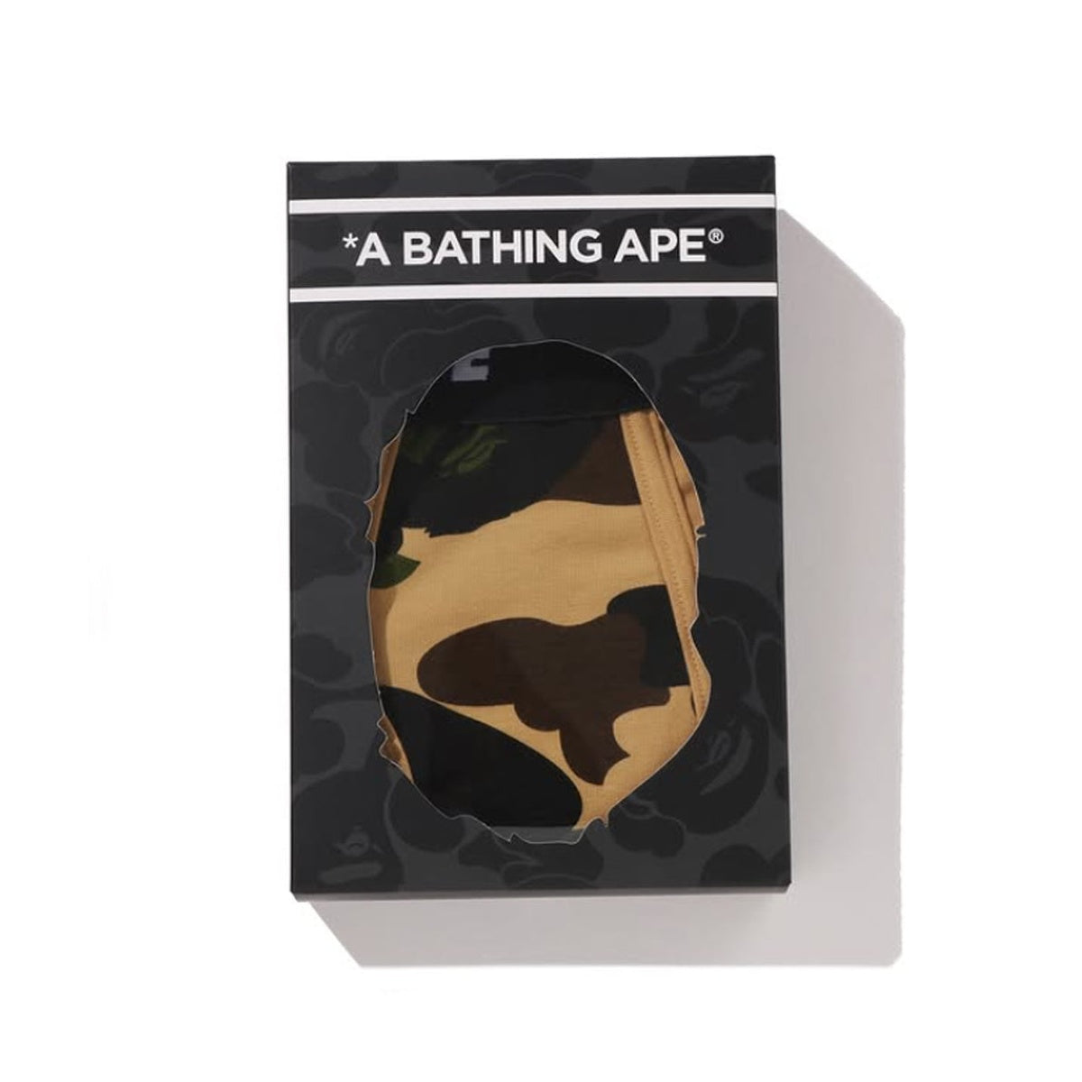 A BATHING APE BAPE 1ST CAMO TRUNKS YELLOW