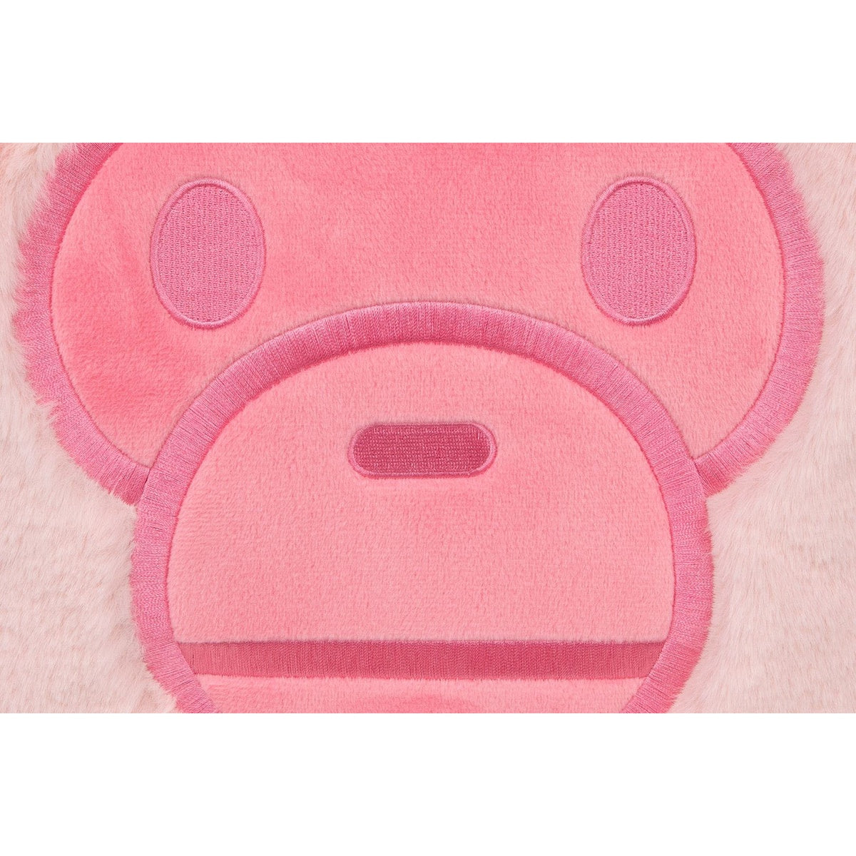 A BATHING APE BAPE BABY MILO STORE BABY MILO FUR TOTE BAG PINK