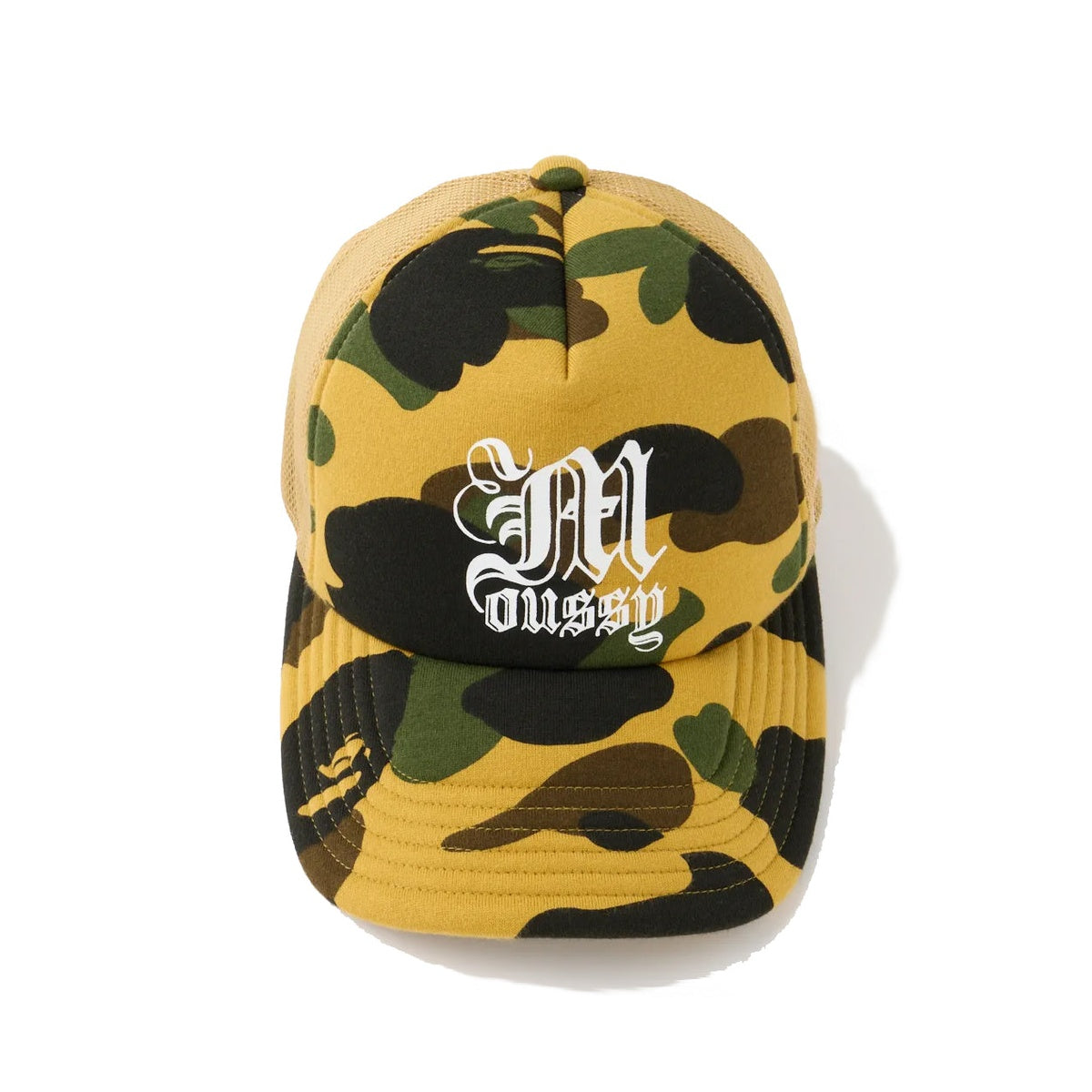 A BATHING APE LADIES' BAPE MOUSSY REISSUE MESH CAP BEIGE
