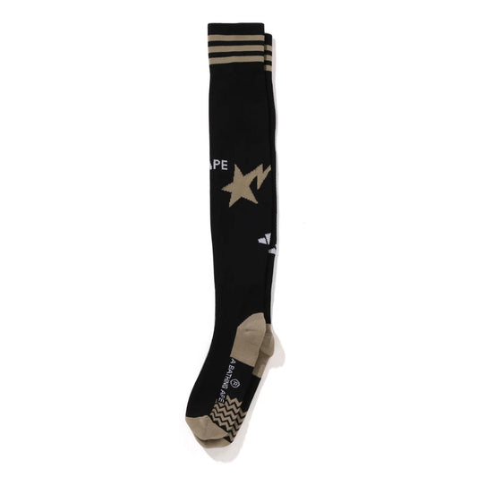 A BATHING APE BAPE ADIDAS - SOCKS BLACK