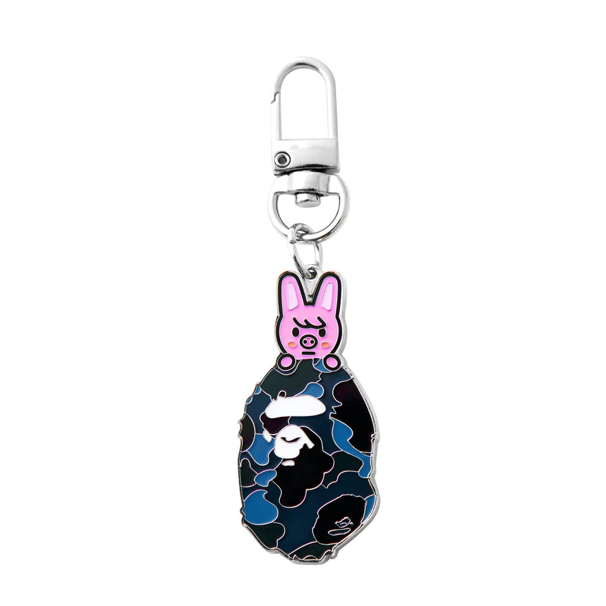 A BATHING APE BAPE STRAYKIDS DWAEKKI KEY RING BLUE