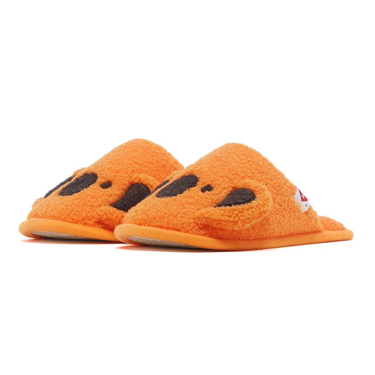 A BATHING APE BAPE - APEE BABY DOPPY & BABY CORE FURRY SLIPPER ORANGE