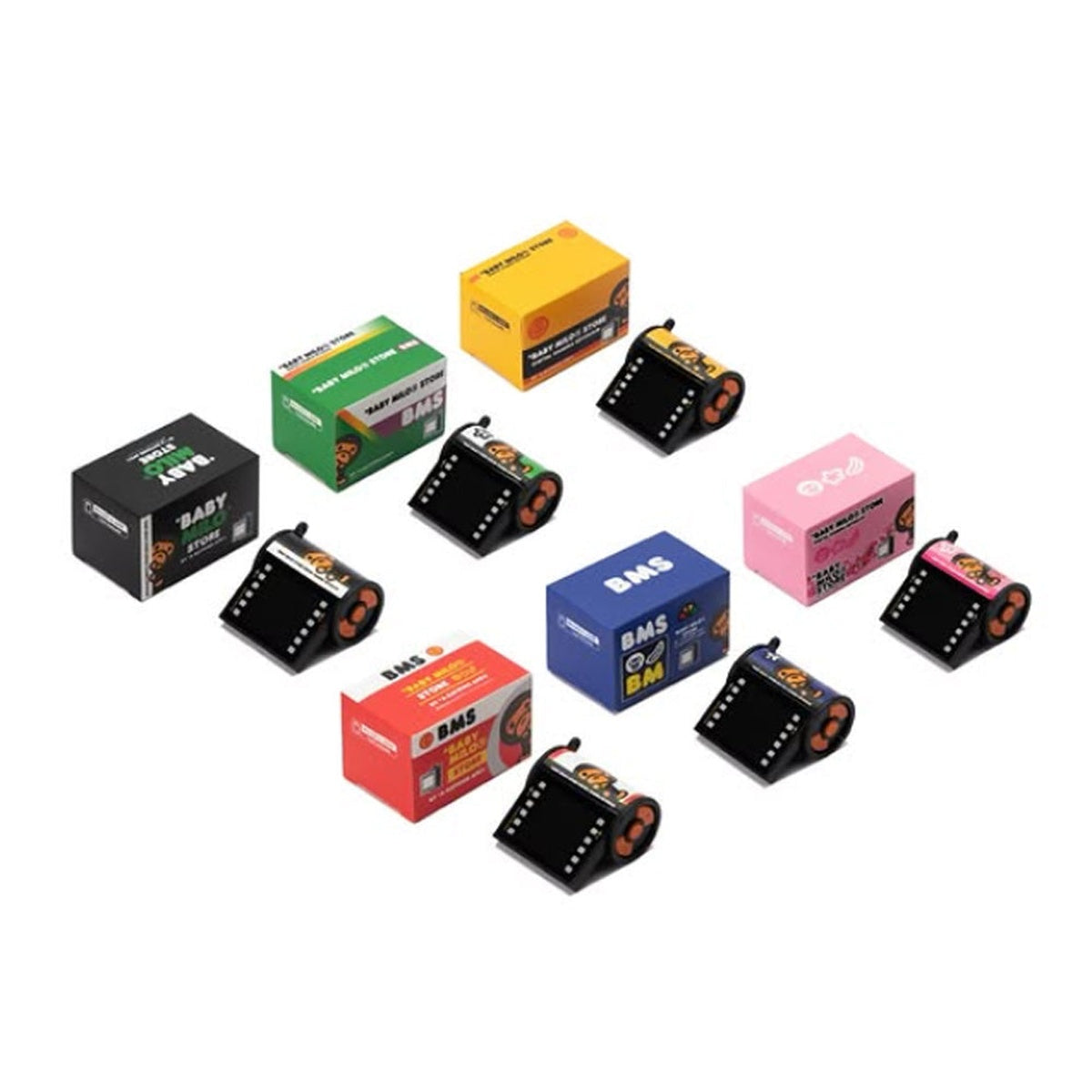 A BATHING APE BAPE BABY MILO STORE BABY MILO BLIND BOX DIGITAL CAMERA KEYCHAIN