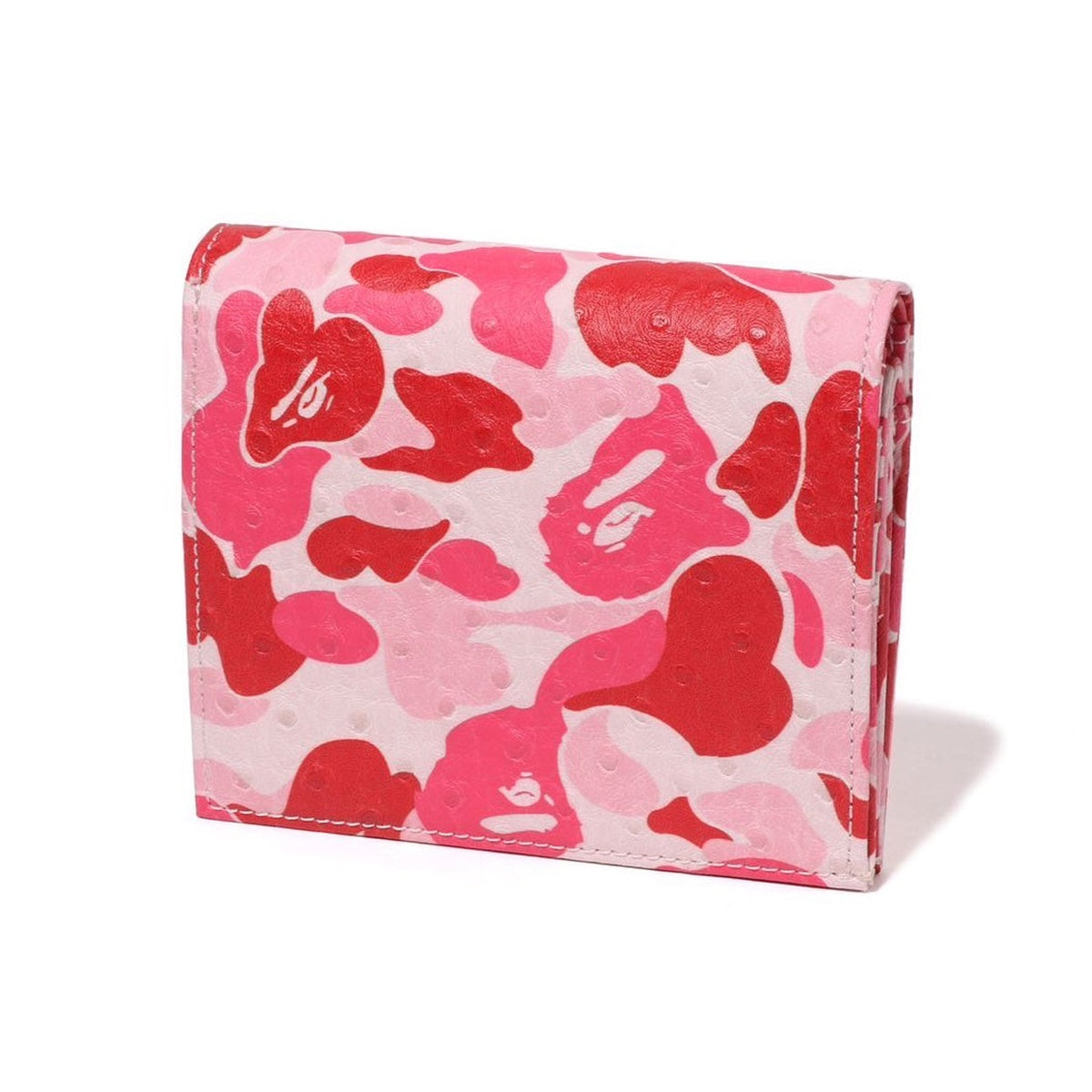 A BATHING APE BAPE ABC CAMO MINI WALLET PINK