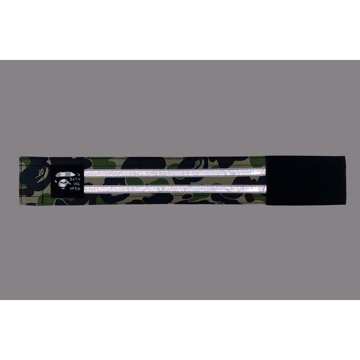 A BATHING APE BAPE ABC CAMO REFLECTIVE ANKLE BAND GREEN